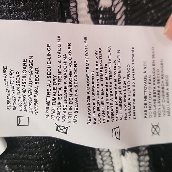 Joseph Ribkoff Black and White Patterned Coat - Picture 11 of 12